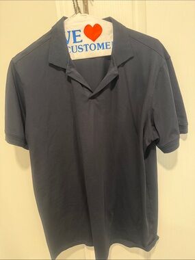 Alcott Men's Short-Sleeve Polo in Slate Gray-Blue MILAN